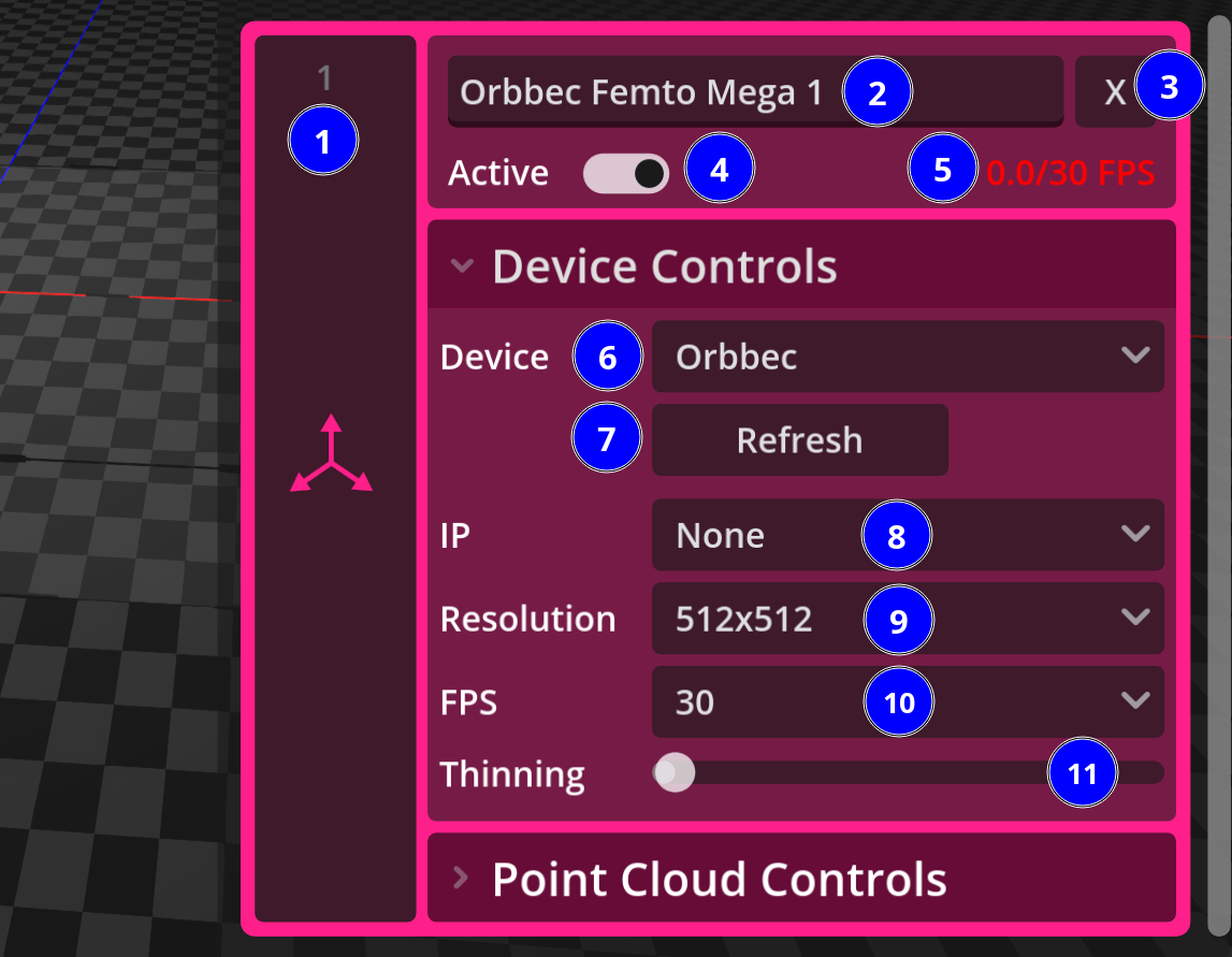ui orbbec femto mega